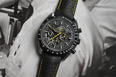 omega speedmaster black black|Omega Speedmaster black ceramic price.